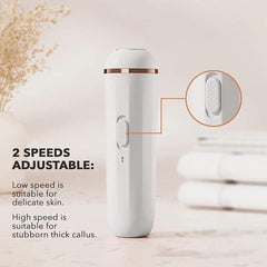 Premium Smooth Feet Pedicure Tool I Rechargeable Foot Callus Remover – Wireless Electric Foot Grinder, USB Charging Foot Scrubber for Home Foot Care I Orthoworld