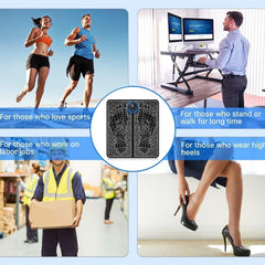 Orthoworld Premium Electric Foot Massager – Wireless EMS Pain Relief Machine for Foot Relaxation, Circulation & Stress Relief