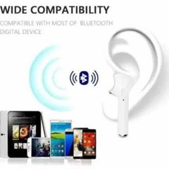 Orthoworld Wireless Bluetooth Earbuds — Premium White True Wireless Headset, Classic & Cool Design