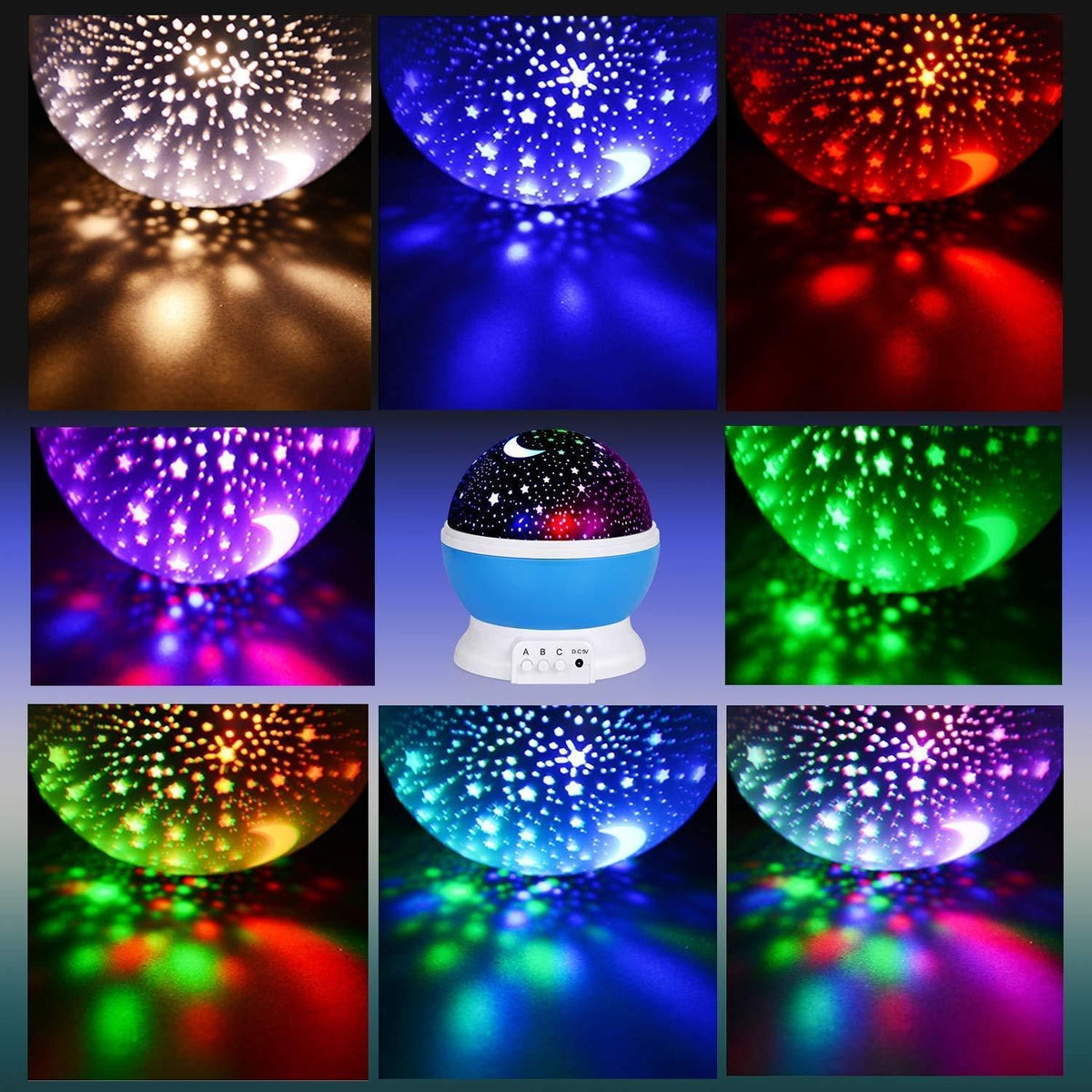 Orthoworld Star Moon Night Light – Magical Ambience for Bedroom & Kids’ Room