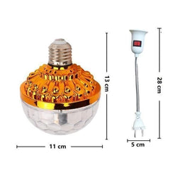 Orthoworld Rotating Magic Ball Light with Lamp Holder Set – Dazzling Ambience for Any Space