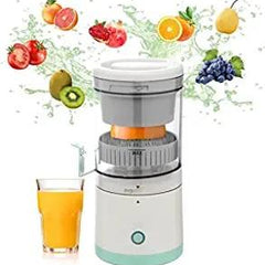 Portable Juicer for Oranges Lemons & Other Citrus Fruits I Electric Citrus Juicer – USB Rechargeable, High Efficiency 360° Juicing I Orthoworld