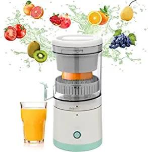 Portable Juicer for Oranges Lemons & Other Citrus Fruits I Electric Citrus Juicer – USB Rechargeable, High Efficiency 360° Juicing I Orthoworld