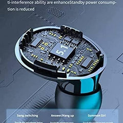 M10 Pro TWS Wireless Earbuds Touch Control Bluetooth Headphones