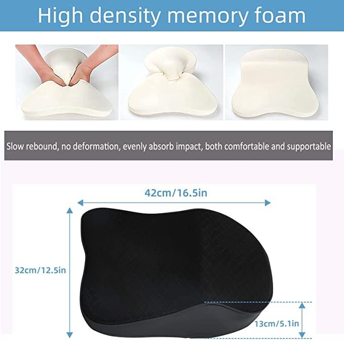 Premium Car Seat Headrest Neck Rest Pillow Cushion – Memory Foam Ergonomic Neck & Back Support | Pain Relief | Orthoworld