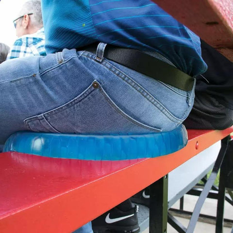 Gel Orthopedic Seat Cushion – Rubber Cushion for Back Pain Relief | Office, Wheelchair & Home | Orthoworld