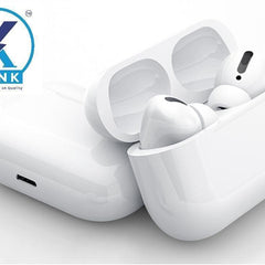 XANK Air-pods Pro with Wireless Charging Case with Sensor Enabled Bluetooth Headset (White, True Wireless)