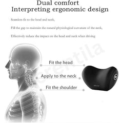 Car Neck Pillow for Neck Pain Relief – Pack of 2 | Orthoworld Premium Travel Support