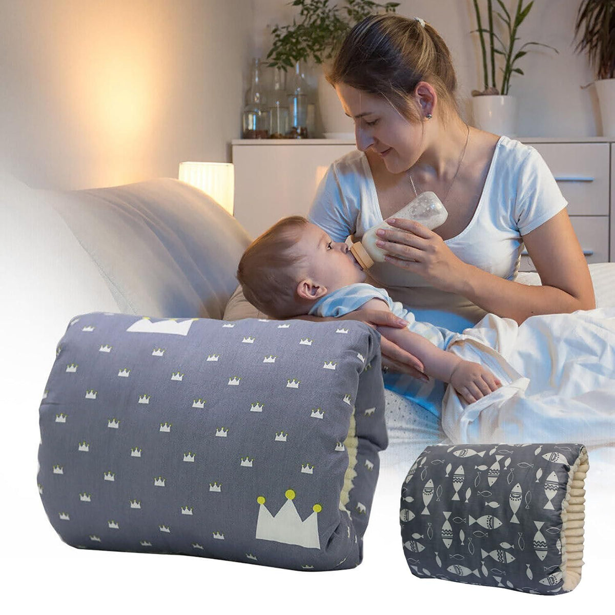 Cozie Cradle Baby Pillow – Nursing & Feeding Support Pillow | Orthoworld