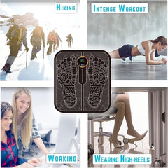 Orthoworld Premium Electric Foot Massager – Wireless EMS Pain Relief Machine for Foot Relaxation, Circulation & Stress Relief