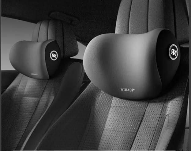 Car Neck Pillow for Neck Pain Relief – Pack of 2 | Orthoworld Premium Travel Support