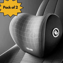 Car Neck Pillow for Neck Pain Relief – Pack of 2 | Orthoworld Premium Travel Support