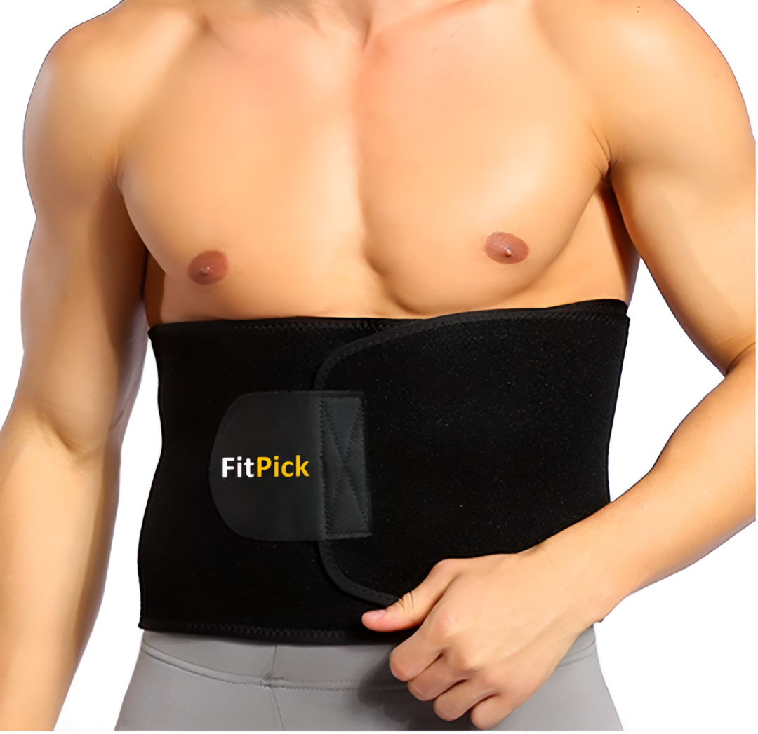 Orthoworld Premium Non-Tearable Sweat & Sauna Waist Trainer – Lumbar Support Abdominal Belt for Men & Women |