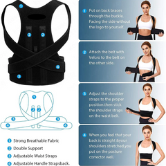 Premium Orthopedic Posture Corrector Belt – Advanced Spine Alignment Support for Men & Women | Back Pain Relief & Posture Improvement