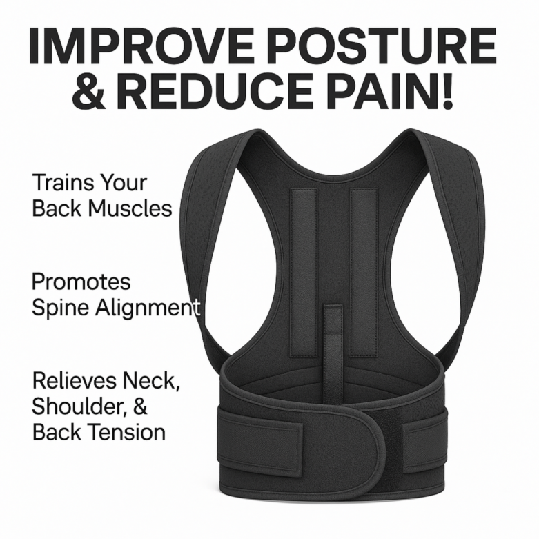 Premium Orthopedic Posture Corrector Belt – Advanced Spine Alignment Support for Men & Women | Back Pain Relief & Posture Improvement