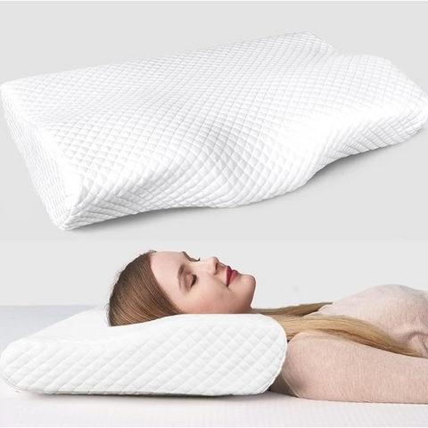 Premium Orthopaedic Butterfly Pillow – Memory Foam Cervical Pillow for Neck & Spine Support | Orthoworld