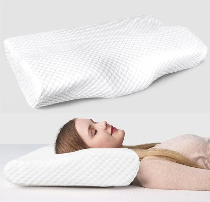 Premium Orthopaedic Butterfly Pillow – Memory Foam Cervical Pillow for Neck & Spine Support | Orthoworld