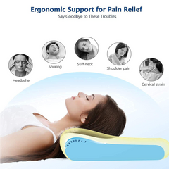 Premium Memory Foam Orthopaedic Pillow – White Cervical Pillow for Neck Support & Relaxation | Orthoworld