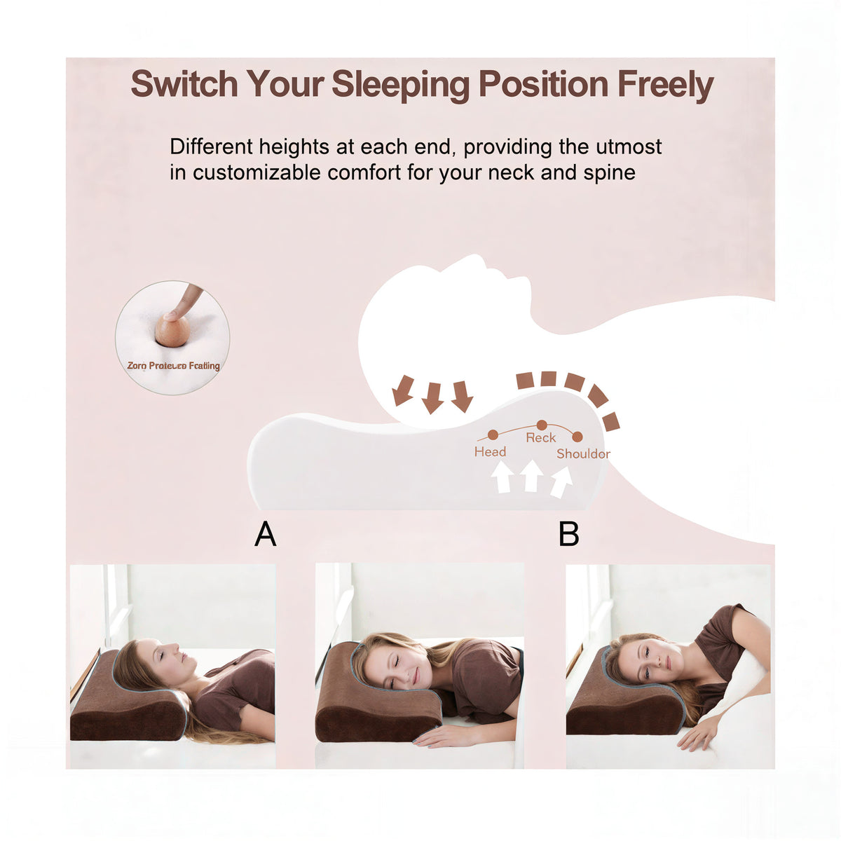 Premium Cervical Collar & Pillow – Soft, Adjustable Head and Neck Support | Orthoworld