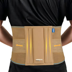 Orthoworld Premium Lumbar Support Belt for Running – Back Protection, Pain Relief & Posture Stability