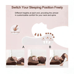 Premium Cervical Collar & Pillow – Soft, Adjustable Head and Neck Support | Orthoworld