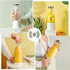 Orthoworld Electric Portable Mini Fruit Juicer Bottle – Premium Rechargeable Personal Smoothie Maker