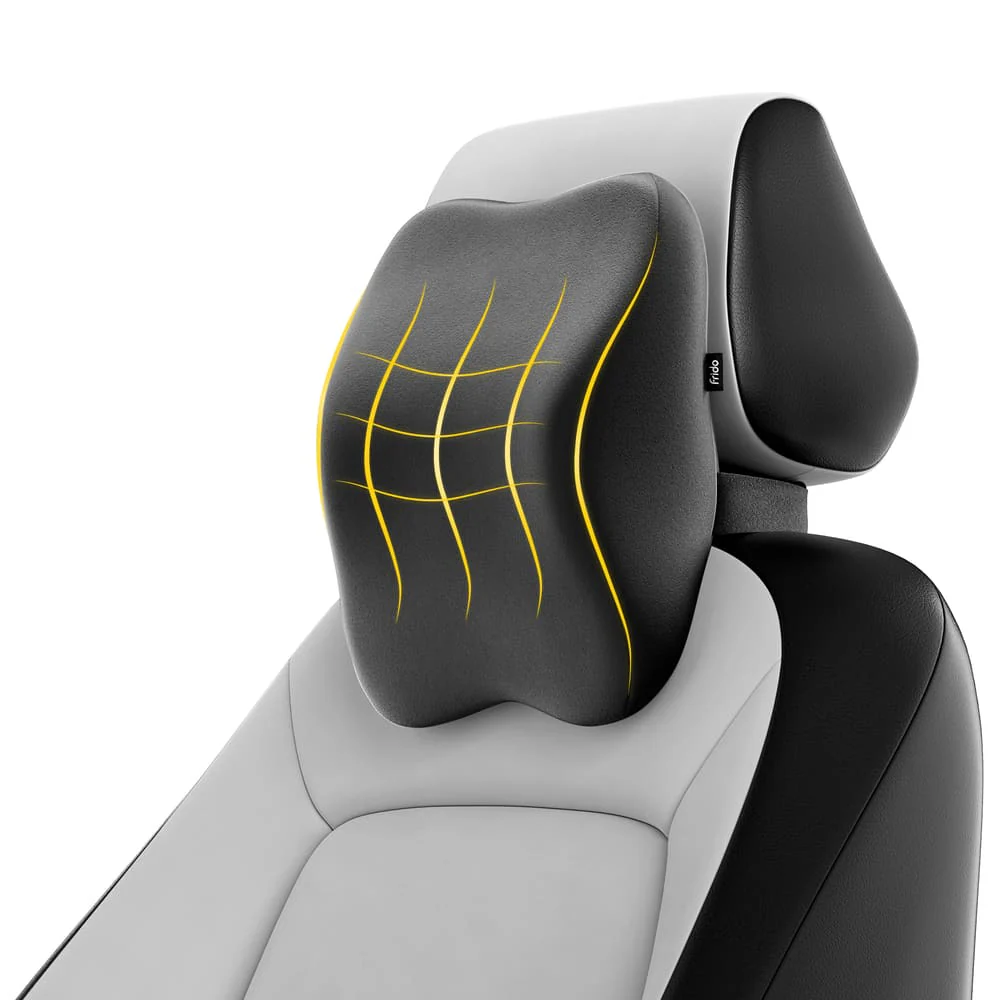 Car Neck Rest Memory Foam Pillow – Medium Support for Driving Comfort (RHR) | Orthoworld