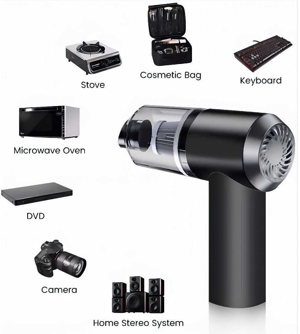 Orthoworld Portable Air Duster Wireless Vacuum Cleaner – Compact, Cordless, and Powerful Cleaning Device